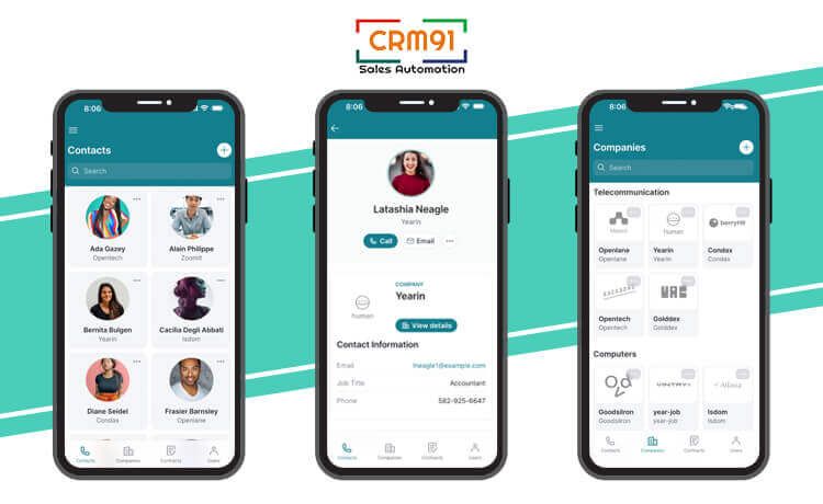 Case Study: Sales Automation App for CRM91 by Amar Infotech