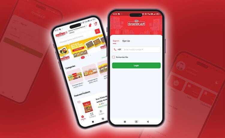 Case Study: Shankar Masala Mobile eCommerce Solution by Amar Infotech