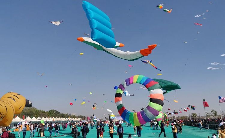 Visit of International Kite Festival - Ahmedabad